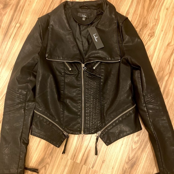 Lulus Vegan Leather Jacket - Up on a Tuesday - Picture 3 of 7